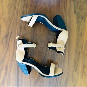 Sol Sana Tan Block Heel Sandals